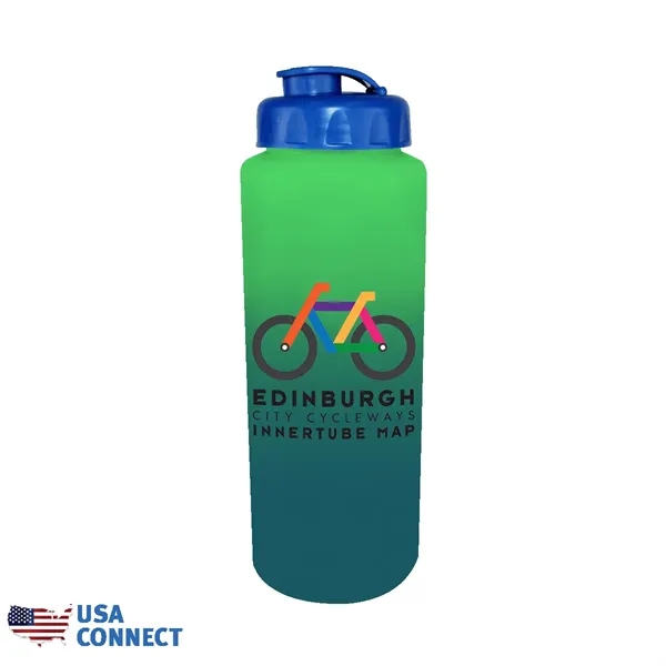 Mood™ 32 oz. Sports Bottle with Flip Top Cap, Full Color... from ASI 30270 Aakron Line