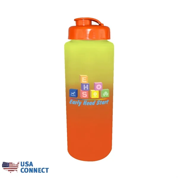 Mood™ 32 oz. Sports Bottle with Flip Top Cap, Full Color... from ASI 30270 Aakron Line