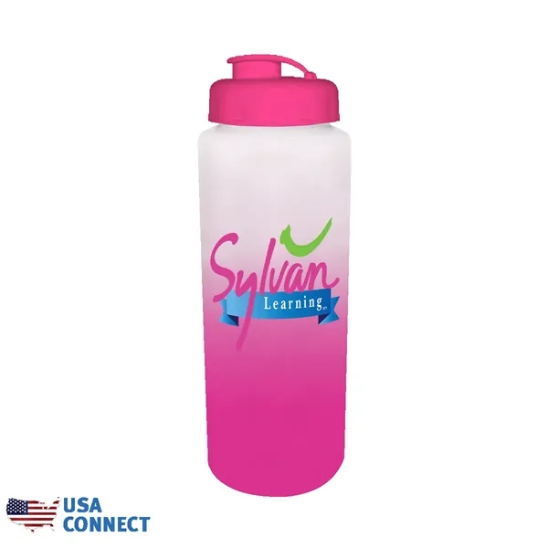 Mood™ 32 oz. Sports Bottle with Flip Top Cap, Full Color... from ASI 30270 Aakron Line
