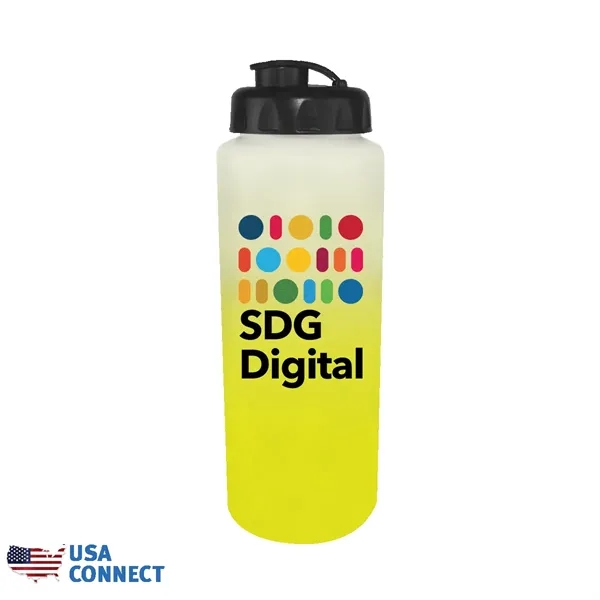 Mood™ 32 oz. Sports Bottle with Flip Top Cap, Full Color... from ASI 30270 Aakron Line