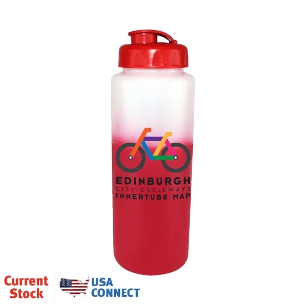 Mood™ 32 oz. Sports Bottle with Flip Top Cap, Full Color... from ASI 30270 Aakron Line