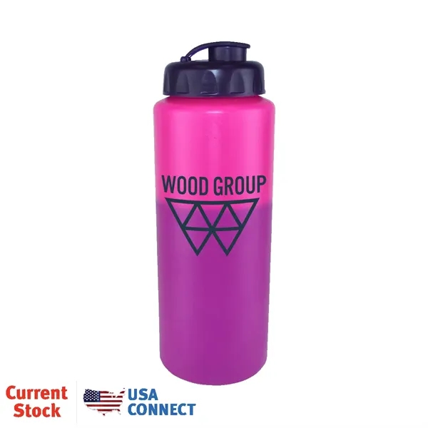 Mood™ 32 oz. Sports Bottle with Flip Top Cap, Full Color... from ASI 30270 Aakron Line