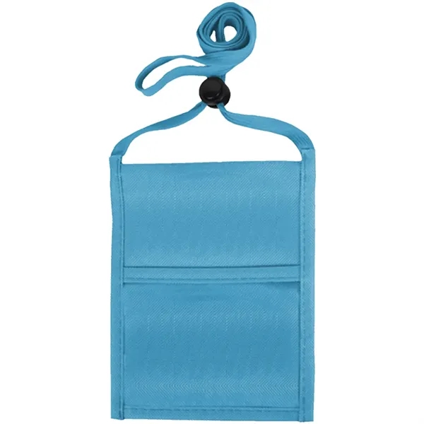 Single pocket neck wallet with adjustable lanyard.... from ASI 39552 BEL Promo