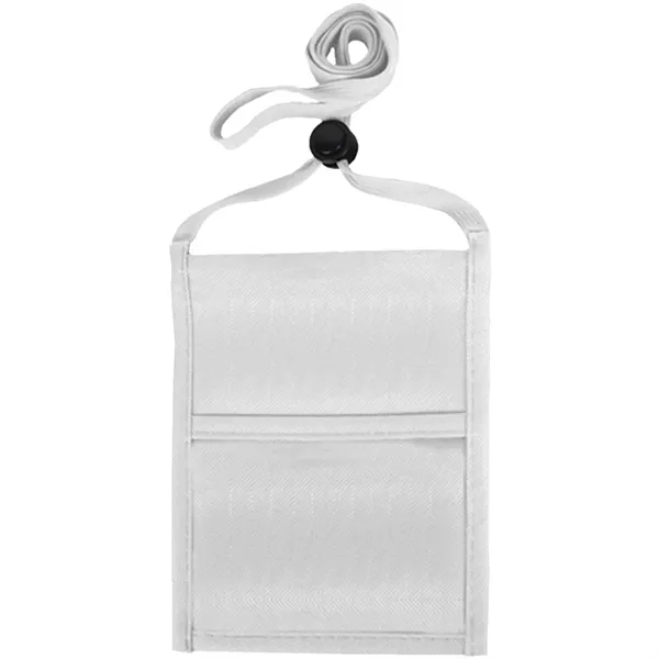 Single pocket neck wallet with adjustable lanyard.... from ASI 39552 BEL Promo