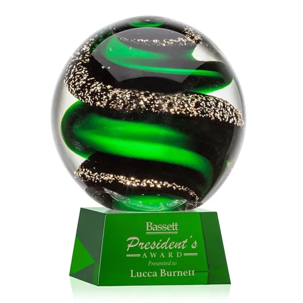 Zodiac Award on Robson Base - Green... from ASI 84592 St Regis Group / St Regis