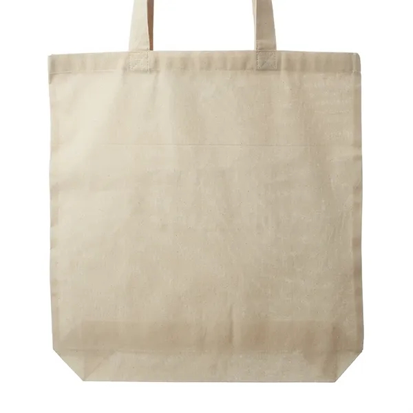 4 oz. cotton gusseted tote bag with spacious interior and sturdy... from ASI 39552 BEL Promo