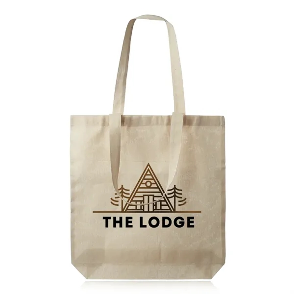 4 oz. cotton gusseted tote bag with spacious interior and sturdy... from ASI 39552 BEL Promo