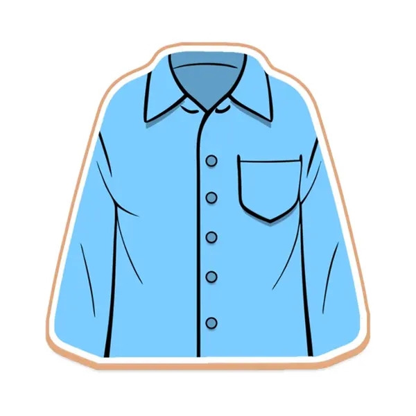 4" long sleeve shirt shaped logo sugar cookie handmade from scratch.... from ASI 57653 Gold Bond