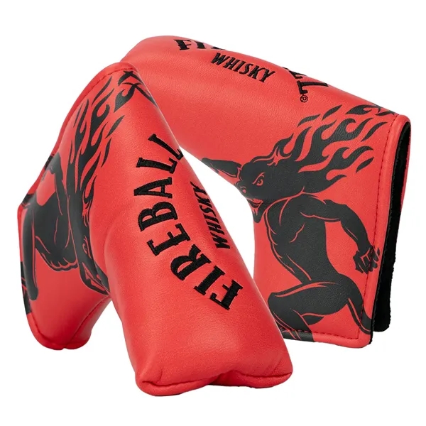 Blade putter head cover with full color digital printing on entire... from ASI 57653 Gold Bond