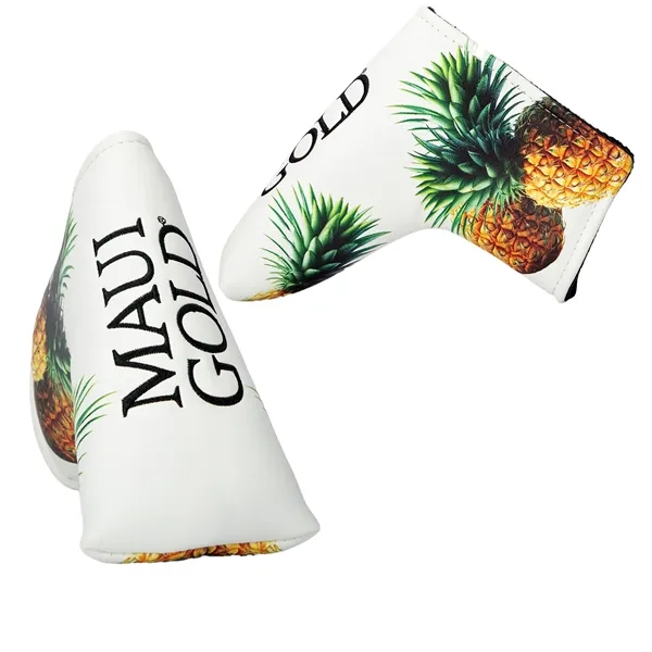 Blade putter head cover with full color digital printing on entire... from ASI 57653 Gold Bond