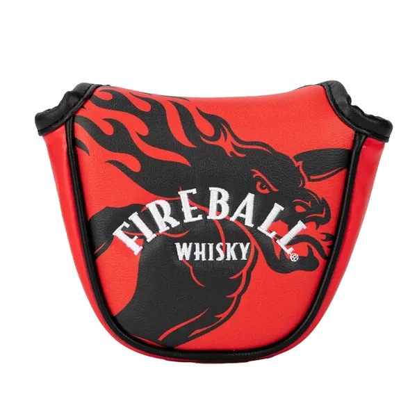 Mallet putter head cover with full color digital printing on entire... from ASI 57653 Gold Bond