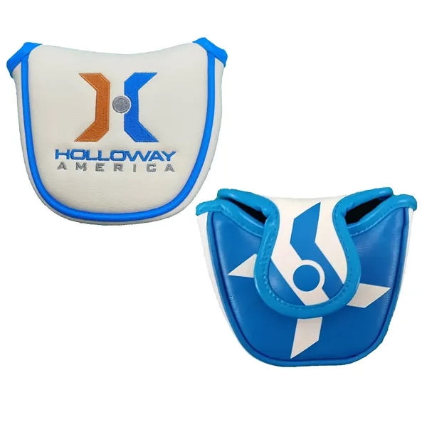 Mallet putter head cover with full color digital printing on entire... from ASI 57653 Gold Bond