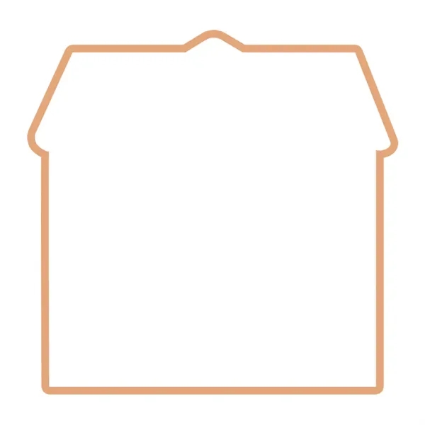 House shaped logo sugar cookie handmade from scratch.... from ASI 57653 Gold Bond