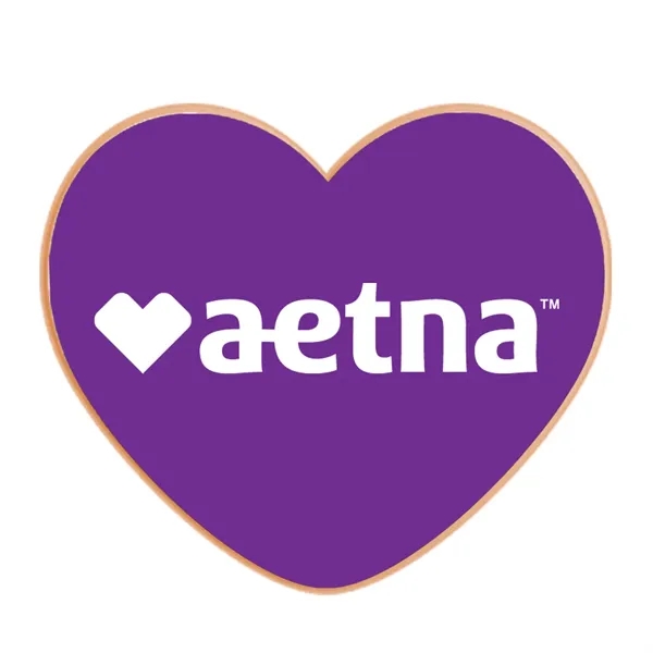 Heart shaped logo sugar cookie handmade from scratch. Available in three... from ASI 57653 Gold Bond