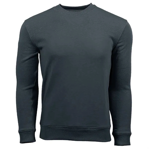 Premium fleece with ribbed crew neck and ribbed long sleeves that... from ASI 57653 Gold Bond