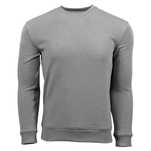 Premium fleece with ribbed crew neck and ribbed long sleeves that... from ASI 57653 Gold Bond