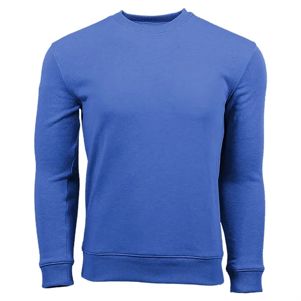 Premium fleece with ribbed crew neck and ribbed long sleeves that... from ASI 57653 Gold Bond