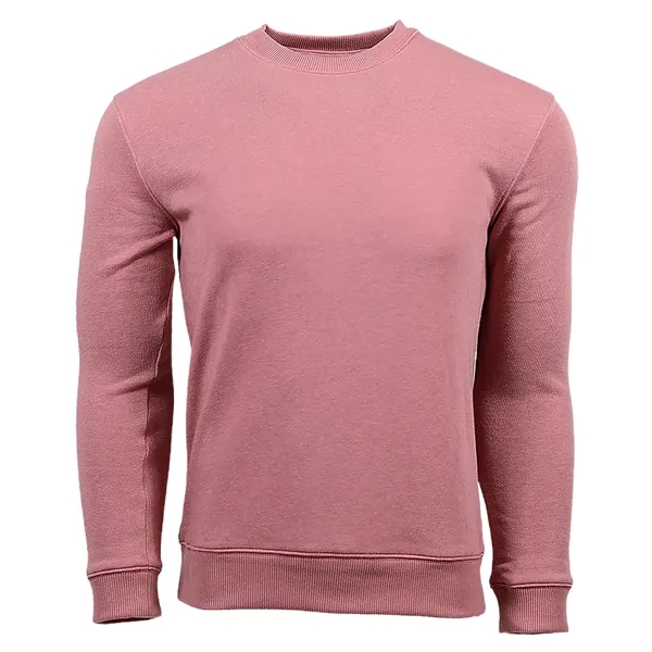 Premium fleece with ribbed crew neck and ribbed long sleeves that... from ASI 57653 Gold Bond