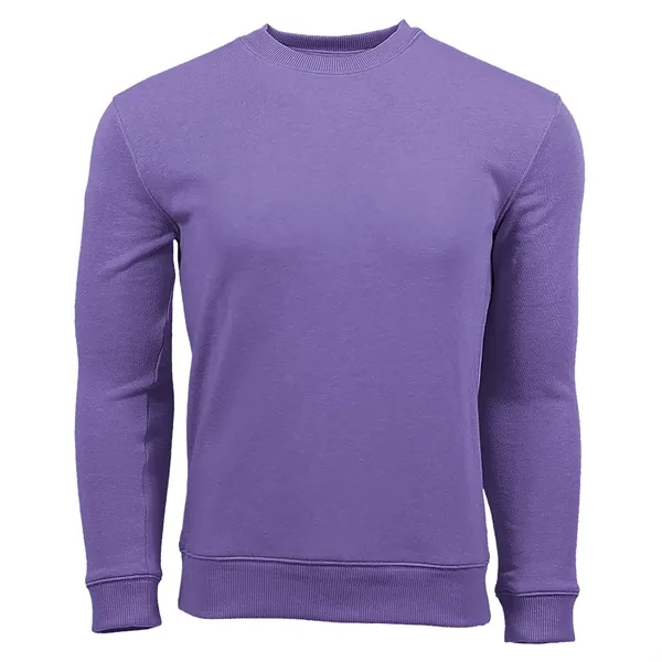 Premium fleece with ribbed crew neck and ribbed long sleeves that... from ASI 57653 Gold Bond