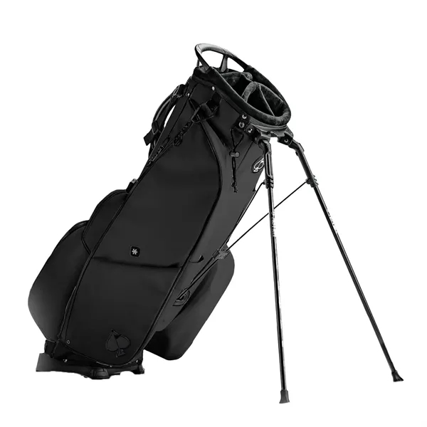 Lightweight golf bag with dividers, pockets for accessories and an included... from ASI 57653 Gold Bond