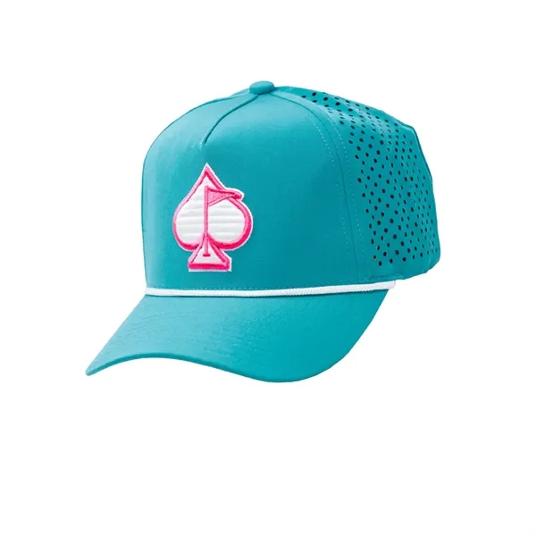 The cap has a perforated back for enhanced breathability, helping to... from ASI 57653 Gold Bond