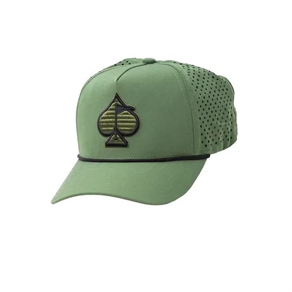The cap has a perforated back for enhanced breathability, helping to... from ASI 57653 Gold Bond
