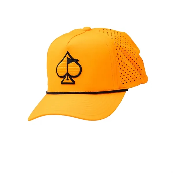 The cap has a perforated back for enhanced breathability, helping to... from ASI 57653 Gold Bond