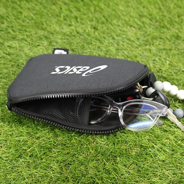 6" x 8" Valuables pouch made of a water resistant fabric... from ASI 57653 Gold Bond