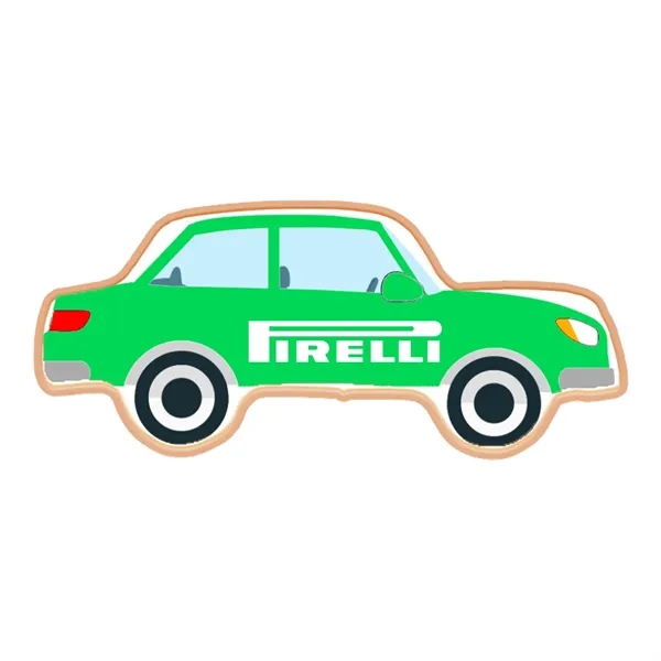 Car shaped logo sugar cookie handmade from scratch.... from ASI 57653 Gold Bond
