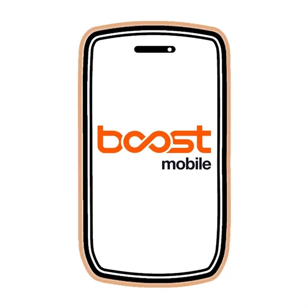 Cell phone shaped logo sugar cookie handmade from scratch.... from ASI 57653 Gold Bond