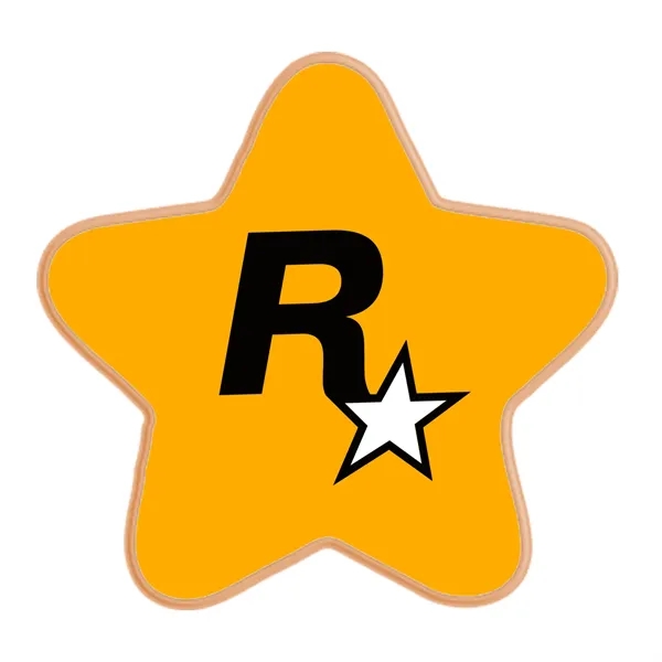 Star shaped logo sugar cookie handmade from scratch. Available in three... from ASI 57653 Gold Bond