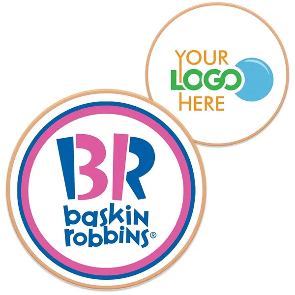 Round shaped logo sugar cookie handmade from scratch. Available in three... from ASI 57653 Gold Bond