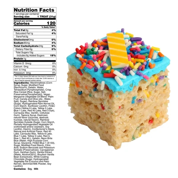 Deluxe box with 12 handmade crispy rice treats and 8 hand-dipped... from ASI 57653 Gold Bond