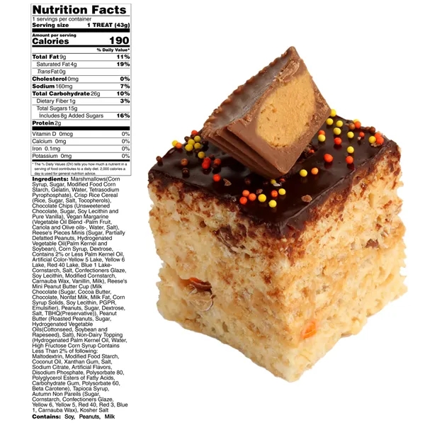 Deluxe box with 12 handmade crispy rice treats and 8 hand-dipped... from ASI 57653 Gold Bond