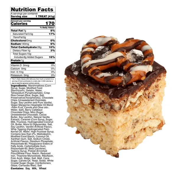 Deluxe box with 12 handmade crispy rice treats and 8 hand-dipped... from ASI 57653 Gold Bond