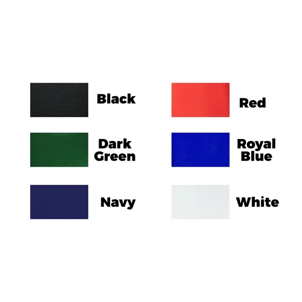 Each cover is handcrafted with vegan leather and a plush, padded... from ASI 57653 Gold Bond