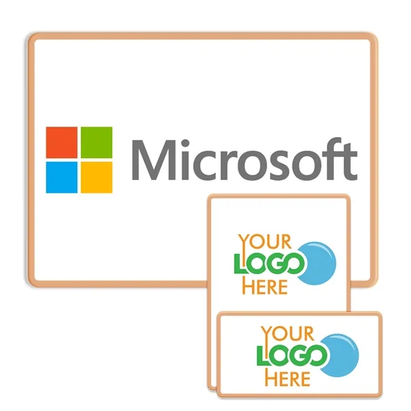 Rectangle Logo Sugar Cookie that is handmade from scratch. Logo is... from ASI 57653 Gold Bond