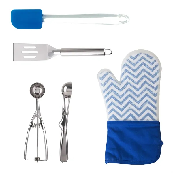 Baking kit that includes essential baking and kitchen tools.... from ASI 61966 HPG / Beacon Promotions