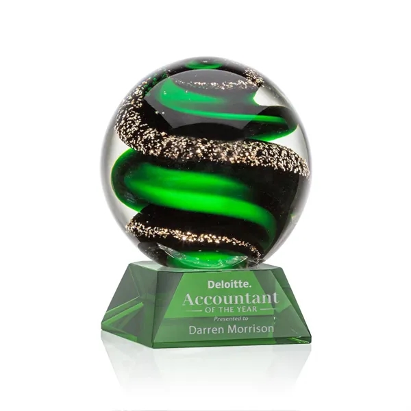 Zodiac Award on Sheffield Base - Green... from ASI 84592 St Regis Group / St Regis