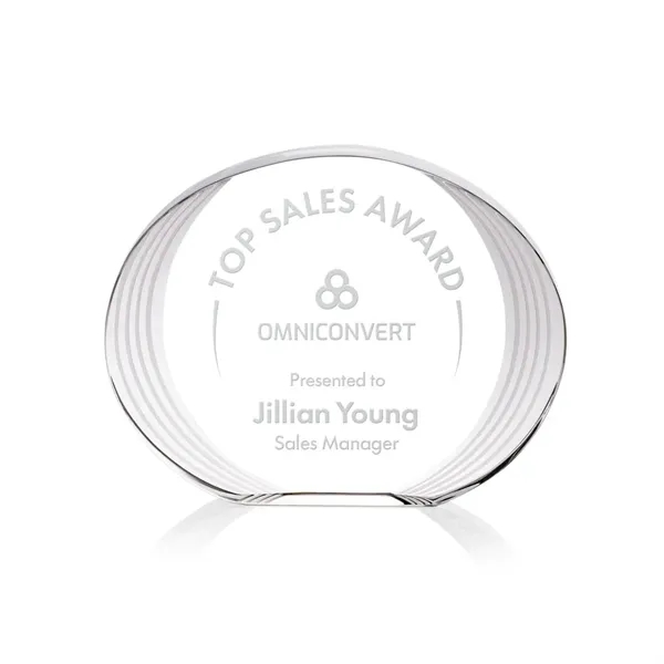 The Sheraton Oval highlights a striped, ridged edge that concaves slightly... from ASI 84592 St Regis Group / St Regis