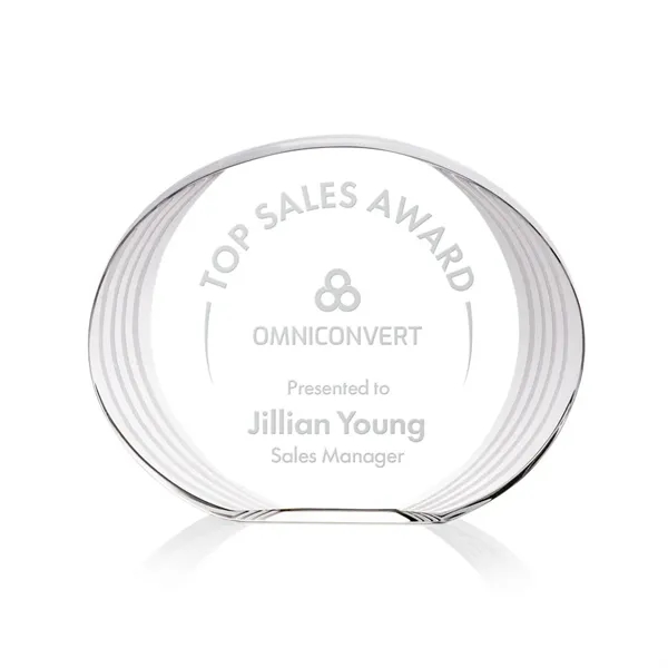 The Sheraton Oval highlights a striped, ridged edge that concaves slightly... from ASI 84592 St Regis Group / St Regis