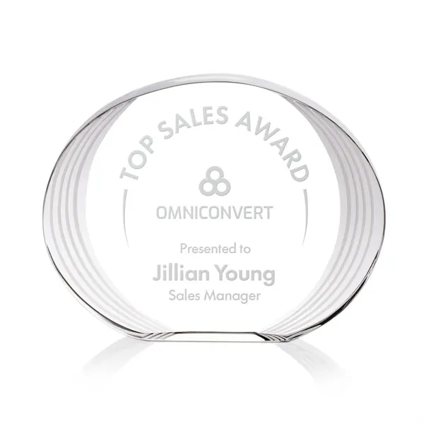 The Sheraton Oval highlights a striped, ridged edge that concaves slightly... from ASI 84592 St Regis Group / St Regis