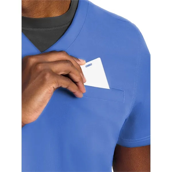 Med Couture RothWear Men's 3 Pocket V-Neck Top... from ASI 86018 Scrub Authority / Uniform Stores