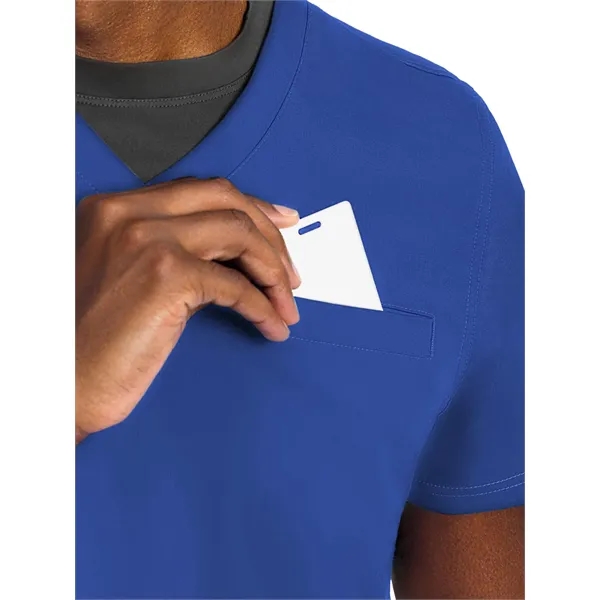 Med Couture RothWear Men's 3 Pocket V-Neck Top... from ASI 86018 Scrub Authority / Uniform Stores