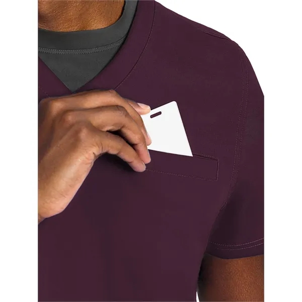 Med Couture RothWear Men's 3 Pocket V-Neck Top... from ASI 86018 Scrub Authority / Uniform Stores