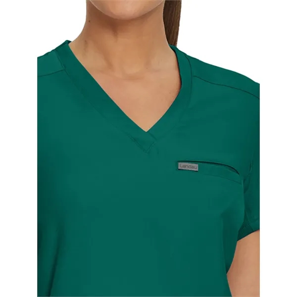 Landau Forward Women's 2-Pocket V-Neck Top... from ASI 86018 Scrub Authority / Uniform Stores