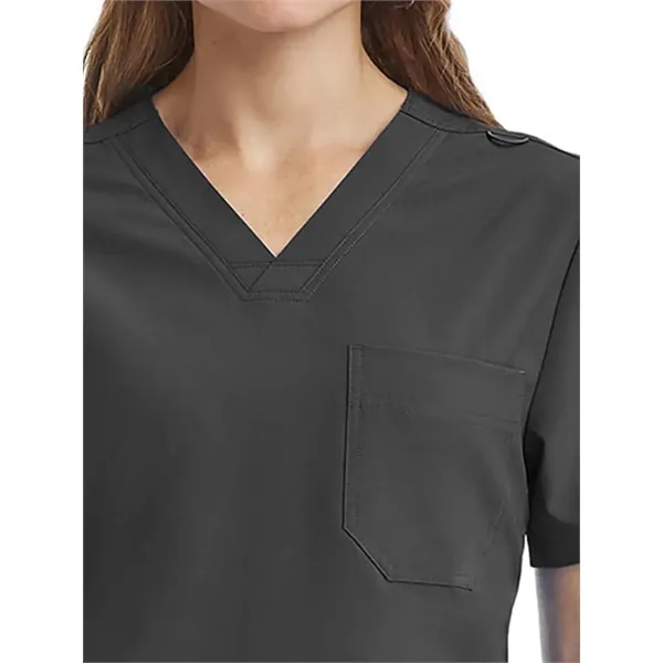 ScrubJoy Fit-4-All - Unisex Three-Pocket V-Neck Scrub Top... from ASI 86018 Scrub Authority / Uniform Stores