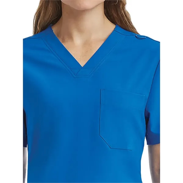ScrubJoy Fit-4-All - Unisex Three-Pocket V-Neck Scrub Top... from ASI 86018 Scrub Authority / Uniform Stores