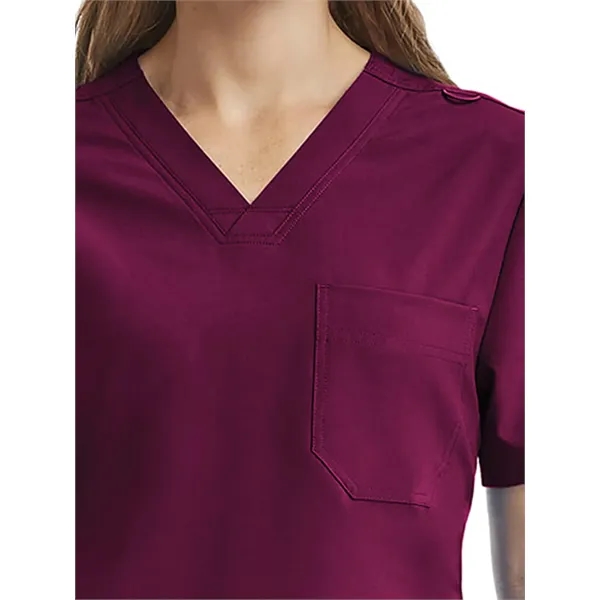 ScrubJoy Fit-4-All - Unisex Three-Pocket V-Neck Scrub Top... from ASI 86018 Scrub Authority / Uniform Stores