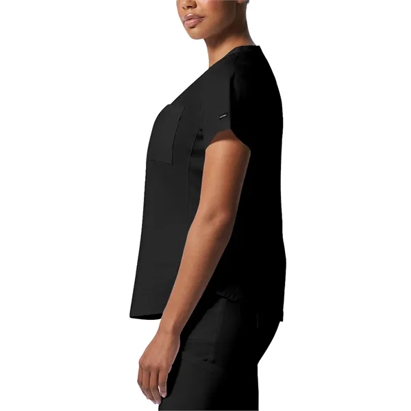 Landau ProFlex Women's Tuckable V-Neck Top... from ASI 86018 Scrub Authority / Uniform Stores